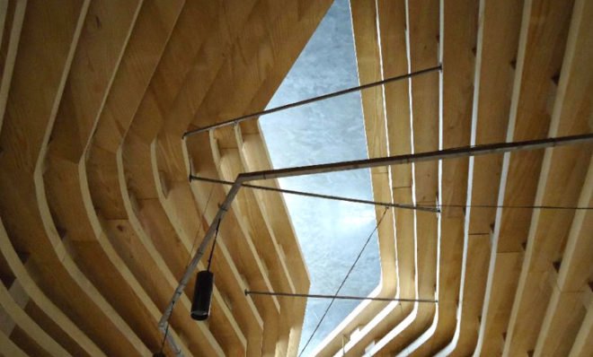 green design, eco design, sustainable design, Cerejeira Fontes, Braga, Conciliar Seminary of St. James, Tree of Life Chapel, modular chapel, sustainable chapel, storage walls