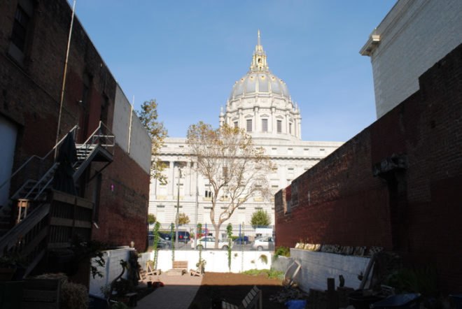 please touch community garden, San Francisco, City Hall, Lighthouse for the Blind, urban garden, community art