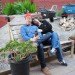 please touch community garden, San Francisco, City Hall, Lighthouse for the Blind, urban garden, community art, recycled furniture