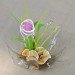 Eco Flowers, Lauren Karnitz, recycled materials, eco art, green art, flower arrangements, eco corsages