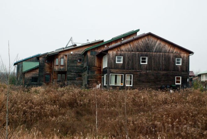 Groundswell Center for Local Food and Farming; sustainable living; EcoVillage at Ithaca; New York New York State; sustainable housing; co-housing; shared housing; common house; Inhabitat; upstate New York; Finger Lakes region; solar panels; energy efficient; compost toilet; intentional community; CSA; community supported agriculture; green living; green housing; Joan Bokaer; Liz Walker; alternative living; solar energy; PV panels; work teams; passive solar; green architecture; sustainable architecture