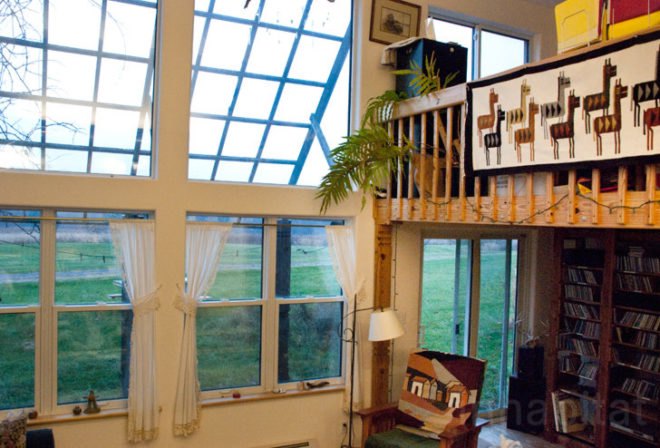 Groundswell Center for Local Food and Farming; sustainable living; EcoVillage at Ithaca; New York New York State; sustainable housing; co-housing; shared housing; common house; Inhabitat; upstate New York; Finger Lakes region; solar panels; energy efficient; compost toilet; intentional community; CSA; community supported agriculture; green living; green housing; Joan Bokaer; Liz Walker; alternative living; solar energy; PV panels; work teams; passive solar; green architecture; sustainable architecture