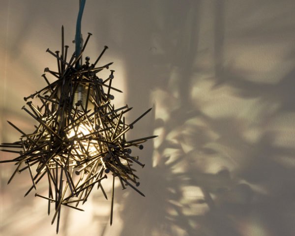 Green Products,Green Home decor,green Interiors,Green Lighting,green Interiors,Interactive Objects,Decorative Objects,Art,nails,hanging lamp,luminaire,ducth design