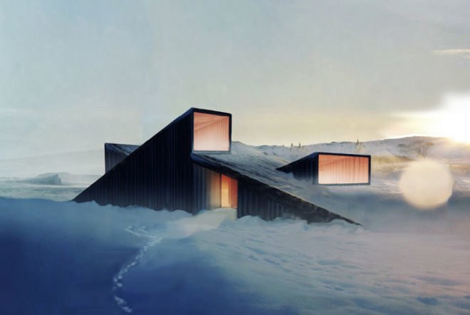 green design, eco design, sustainable design, Mountain Hill Cabin, Fantastic Norway, Ski slopes, Ål, Norway, sledding, winter retreat, ski cabin