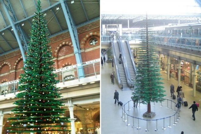 Faux Fir Lego Tree, lego christmas tree, Bright Bricks, st. pancreas, legos, faux christmas tree