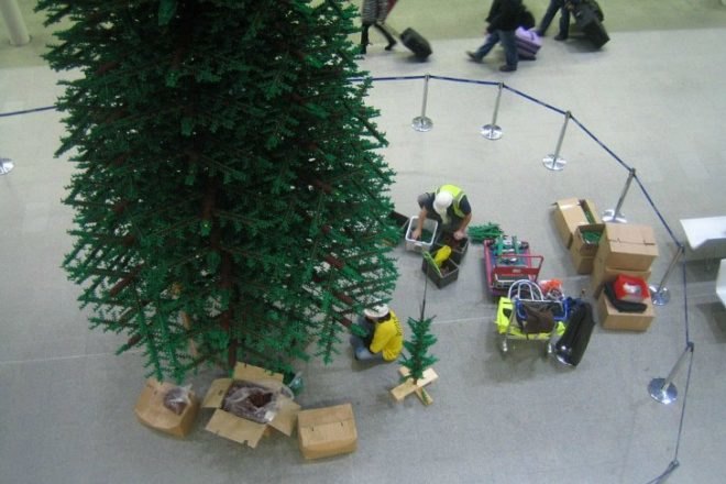 Faux Fir Lego Tree, lego christmas tree, Bright Bricks, st. pancreas, legos, faux christmas tree