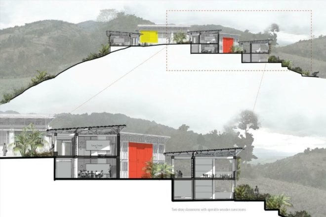 Haiti Partner's Children's Academy, BAR Architects, haiti, eco school, architecture for humanity, port-au-prince, humanitarian design