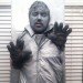 Han Solo Frozen in Carbonite costume, costume contest, diy halloween costume, eco costumes, eco halloween, eco halloween costume, green costumes, green halloween, halloween costume contest, handmade halloween costume, Inhabitat 2011 Green Halloween Costume Contest, organic halloween costume, Do-It-Yourself Halloween Costume, homemade halloween costume, green halloween costume contest, diy han solo cotume