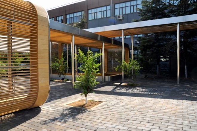 green design, eco design, sustainable design, green architecture, Rollercoaster, Beijing, Pavilion, Interval Architects, louver system, community space