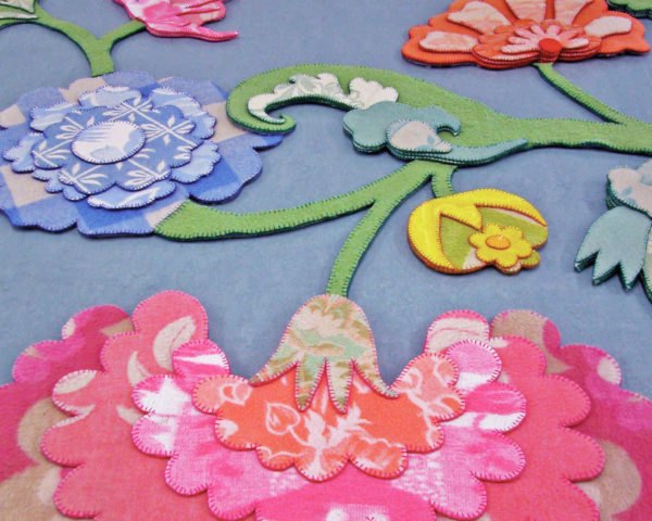 Recycled Materials,Green Home decor,green Interiors,green graphic design,Decorative Objects,Botanical,Art,recycled carpet,recycled blanket,floral pattern,dutch design