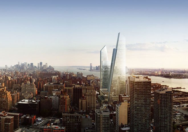 green design, eco design, sustainable design, West Chelsea, Highline Park, Kohn Pedersen Fox, hudson Yards Project, Bloomberg, hudson River Boulevard park, LEED Gold