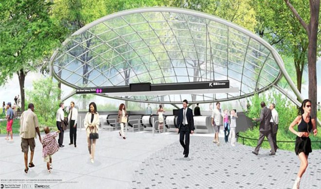 green design, eco design, sustainable design, West Chelsea, Highline Park, Kohn Pedersen Fox, hudson Yards Project, Bloomberg, hudson River Boulevard park, LEED Gold