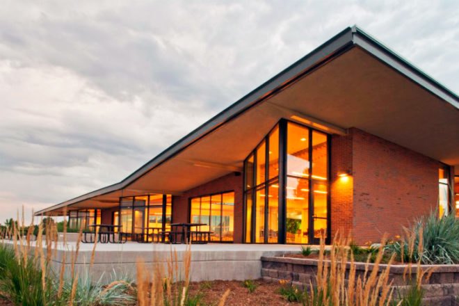 Kent Denver Dining Hall, Semple Brown Design, leed platinum, kent denver school, colorado, eco school, holistic building, sustainable food