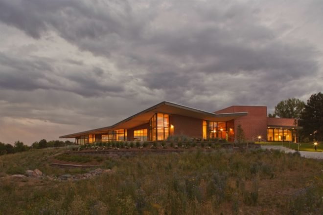Kent Denver Dining Hall, Semple Brown Design, leed platinum, kent denver school, colorado, eco school, holistic building, sustainable food