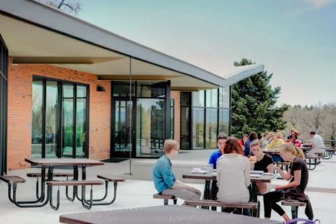 Kent Denver Dining Hall, Semple Brown Design, leed platinum, kent denver school, colorado, eco school, holistic building, sustainable food