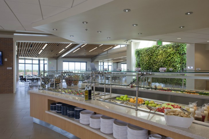 Kent Denver Dining Hall, Semple Brown Design, leed platinum, kent denver school, colorado, eco school, holistic building, sustainable food
