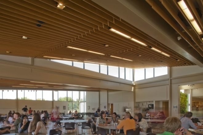 Kent Denver Dining Hall, Semple Brown Design, leed platinum, kent denver school, colorado, eco school, holistic building, sustainable food