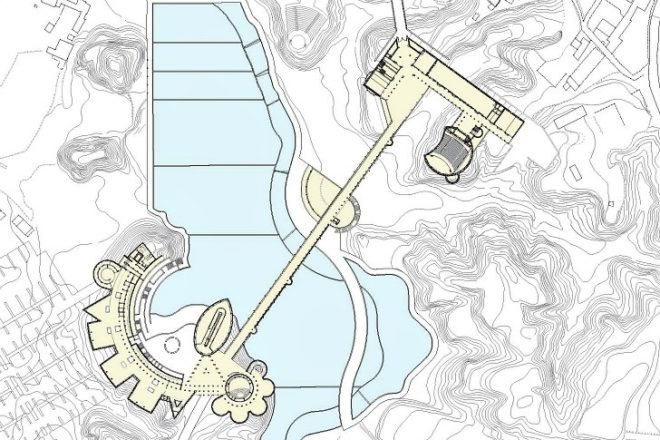 Khalsa Heritage Centre, Moshe Safdie, safdie architects, cultural center, india, local materials, sikh religion