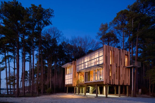 KieranTimberlake, Inhabitat, sustainable Architecture, Green Architecture, Sustainable Design, Green Design, Atwater, Levine Hall, NLE Facde of the London Embassy, Loblolly House, Green Building, Sustinable Building