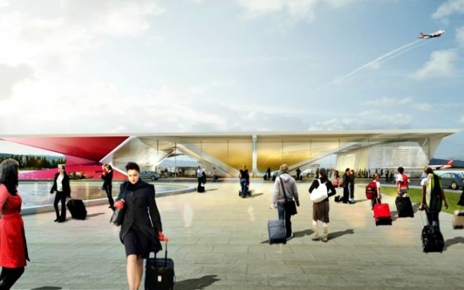 Kutaisi Airport, UNStudio, eco airport, georgia, international airport, green airport