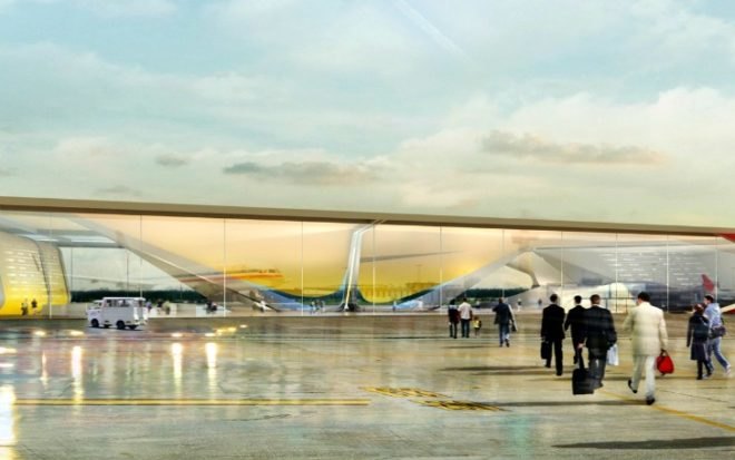 Kutaisi Airport, UNStudio, eco airport, georgia, international airport, green airport