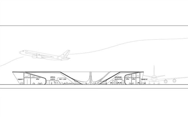 Kutaisi Airport, UNStudio, eco airport, georgia, international airport, green airport