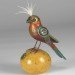 jim and tori, songbirds, decorative birds, bird sculptures, recycled object birds, found object design, bird decorations, old toy design