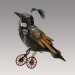 jim and tori, songbirds, decorative birds, bird sculptures, recycled object birds, found object design, bird decorations, old toy design