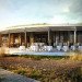 green design, eco design, sustainable design, Nadau Lavergne, La Rive Doman Campground, green roof, Glass Curtain, timber structures