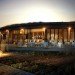 green design, eco design, sustainable design, Nadau Lavergne, La Rive Doman Campground, green roof, Glass Curtain, timber structures