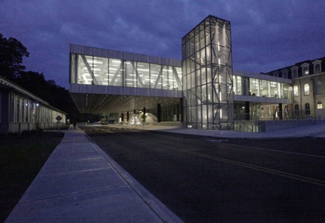 green design, eco design, sustainable design, OMA Architecture, Rem Koolhaas, Milstein Hall, Cornell University College of Architecture, Radiant floor, passive cooling, Gold LEED Certification, green roof