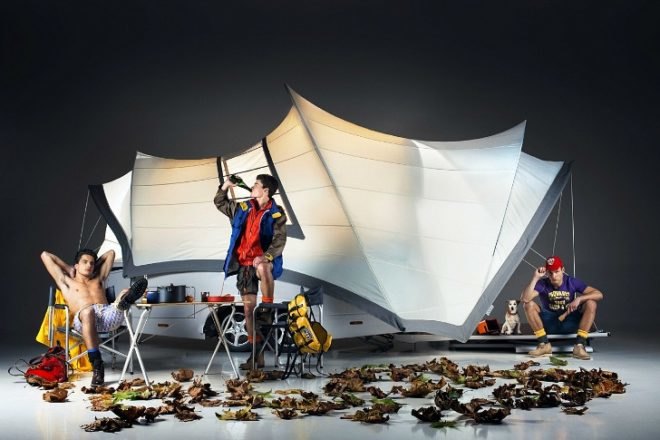 Opera Camper, opera, camper, pop up camper, trailer, small space living, compact design