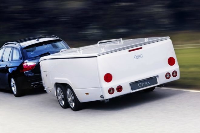 Opera Camper, opera, camper, pop up camper, trailer, small space living, compact design