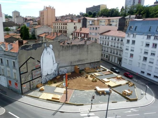Place au Changement, Collectif Etc, public park, urban garden, saint-etienne, france, urban design