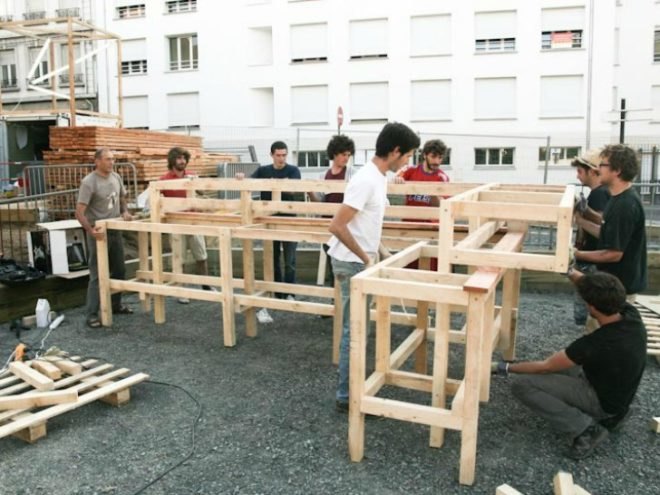 Place au Changement, Collectif Etc, public park, urban garden, saint-etienne, france, urban design