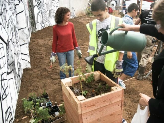 Place au Changement, Collectif Etc, public park, urban garden, saint-etienne, france, urban design