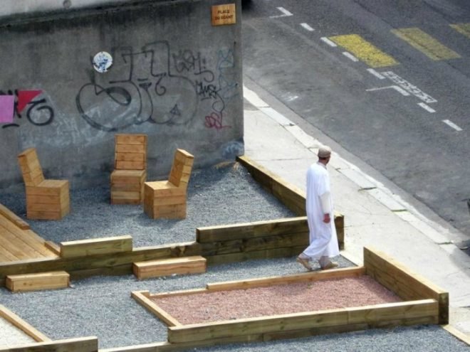 Place au Changement, Collectif Etc, public park, urban garden, saint-etienne, france, urban design