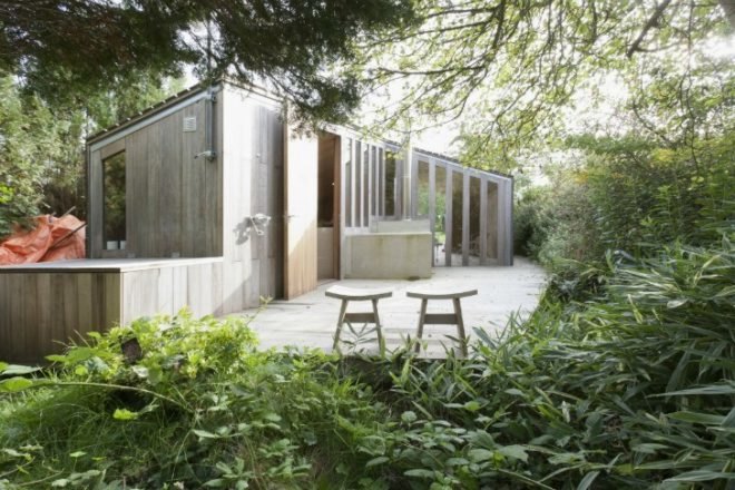 Poplar Garden House, Onix Architects, garden shed, groningen, low impact, green building, sustainable architecture