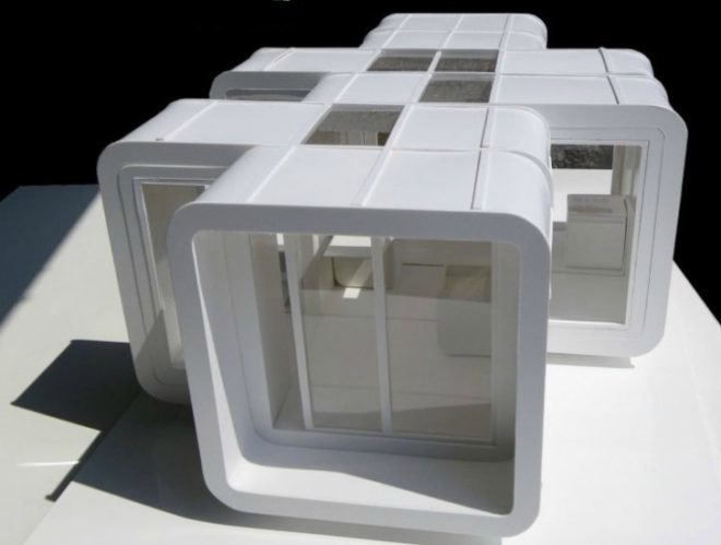 ROM_box, Gabriele Aramu, Sliding Hubs, modular housing, prefab housing, temporary housing