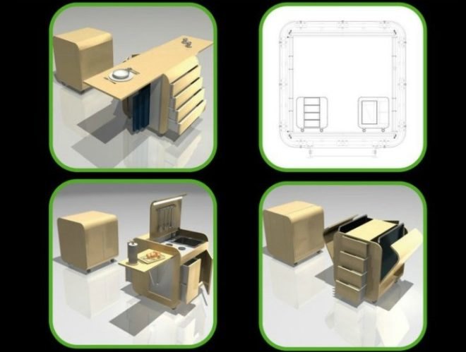 ROM_box, Gabriele Aramu, Sliding Hubs, modular housing, prefab housing, temporary housing