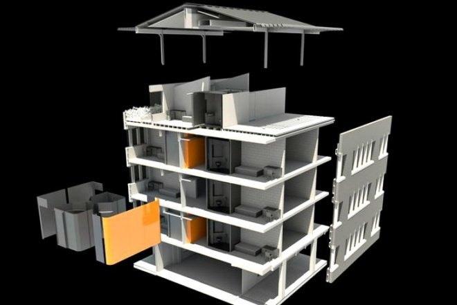 Rice University, McMurtry College, Duncan College, green roof, prefab bathroom pods, Hopkins Architects, leed gold