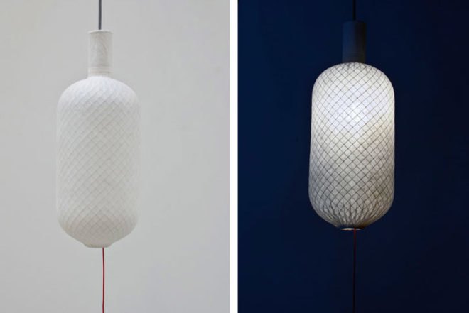 Sustainable Materials,Green Products,Green Lighting,Decorative Objects,hanging lamp,chicken wire,bamboo paper,Amsterdam design studio