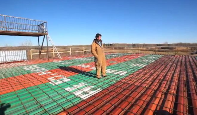 Calgary green building, Canda green building, cargo container house, domestic wind turbine, eco house, green home, low impact retirement home, off grid house, shipping container house, solar electric, solar thermal