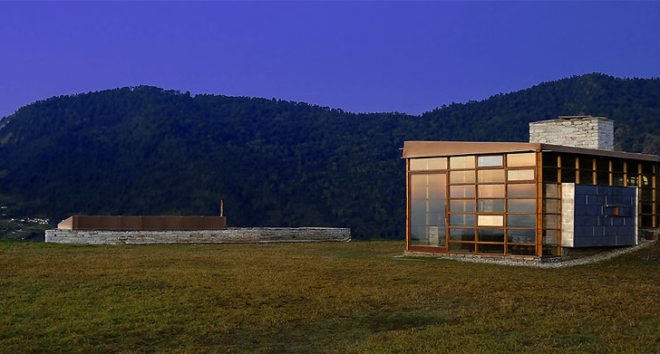 eco retreat, India green retreat, Himalayan resort, dry stack stone wall, eco building, mountain retreat, solar power, India grey water,