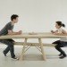 marleen jansen, de tafelwip, see-saw table, playful furniture, dutch furniture design, table manner furniture, innovative furniture, fun table design