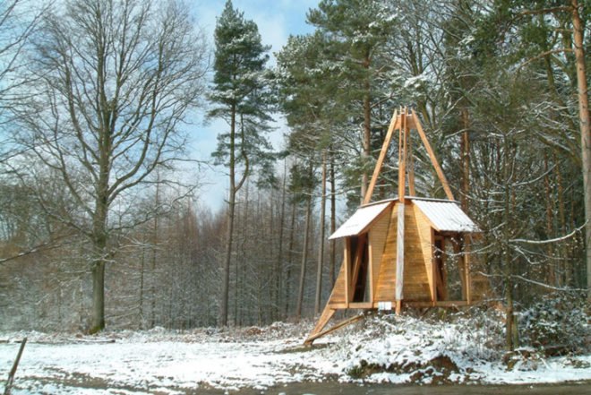 Sustainable Building,Green Resources,Green Materials,energy efficiency,Architecture,woodland,british wood,locally sourced wood,sustainable heating system,wood-fired boiler,sustainably constructed workspace,
