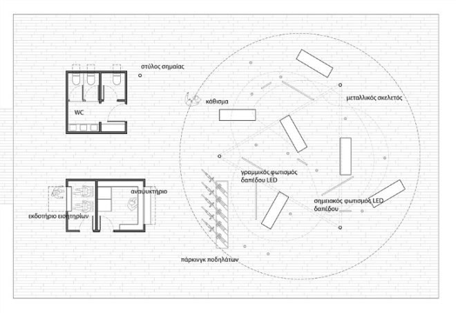 Thessaloniki Piers, Giannikis SHOP, self sufficient, solar energy, rainwater harvesting, greece, pavilion