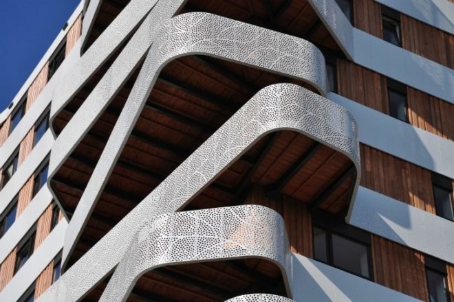 Tower Hatert, 24H Architecture, nijmegen, social housing, sedum roof, fsc certified wood, the netherlands