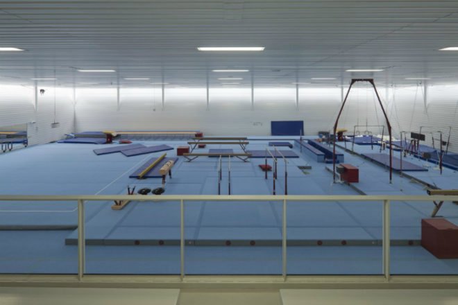 Tulip Building, TNW sports hall, gymnastics hall, natural daylighting, utrecht, NL Architects