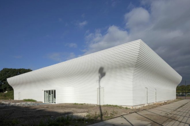 Tulip Building, TNW sports hall, gymnastics hall, natural daylighting, utrecht, NL Architects